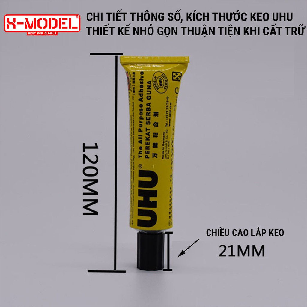 Ảnh Keo dán siêu dính UHU mềm mại, phụ kiện làm mô hình X- MODEL tiện ích, cao cấp, an toàn khi sử dụng 3