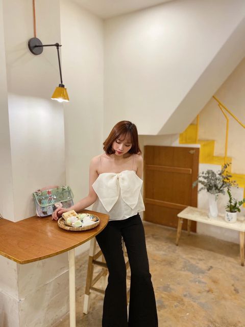 [ TRẢI SÀN KÈM VIDEO] ÁO 2 DÂY CHẤT LỤA XỊN NƠ NGỰC MẶC CỰC MÁT CỰC THÍCH - MEDI TOP