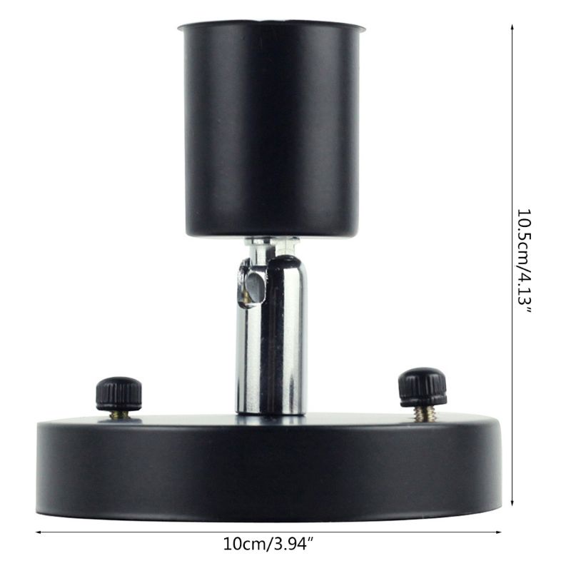 Giá đỡ bóng đèn Boom E27, giá treo tường xoay 180 độ, trang trí hiện đại