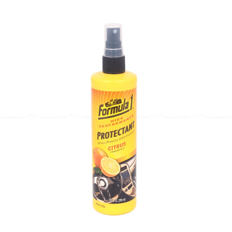 Bảo Dưỡng Và Vệ Sinh Taplo 2 Trong 1 Hương Cam Dạng Xịt FORMULA 1 613823 295ml Phù Hợp Cho Nhiều Dòng Xe Ô Tô Xe Máy