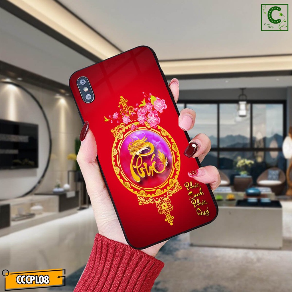 Ốp lưng iphone mặt kính in hình cực đẹp siêu bền - Phúc Sinh Phúc Qúy - 6/6plus/6s/6splus/7/7plus/8/8plus/x/.....