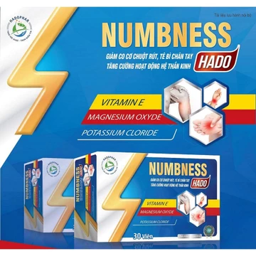 Viên Uống Giảm Co Cơ Chuột Rút, Tê Bì Chân Tay, Đau Cơ Bắp Căng Thẳng Thần Kinh - Bổ Sung Magie Vitamin B6 - Numbness