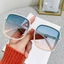 Mắt kính râm mát thời trang nữ quá khổ màu Gradient Hottrend chống tia bức xạ và bảo vệ mắt đi biển dã ngoại giá rẻ 214