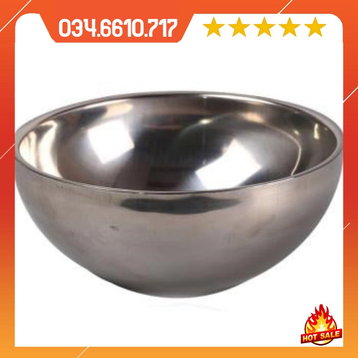 Bát canh inox 2 lớp cách nhiệt 20cm( HÀNG LOẠI 1 ) | Shopee Việt Nam