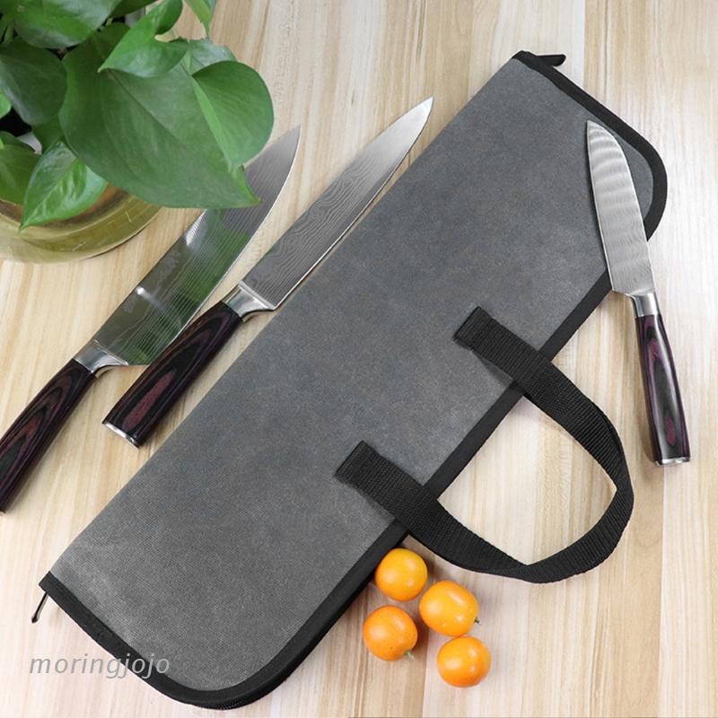 Cuộn dao đầu bếp JoJo Pro (4 khe), Túi đựng dao chống nước có tay cầm bền