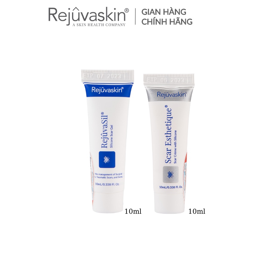 Ảnh Combo chăm sóc da Rejuvaskin ngăn ngừa và xoá bỏ mọi loại sẹo Scar Esthetique10ml và Rejuvasil 10ml 1