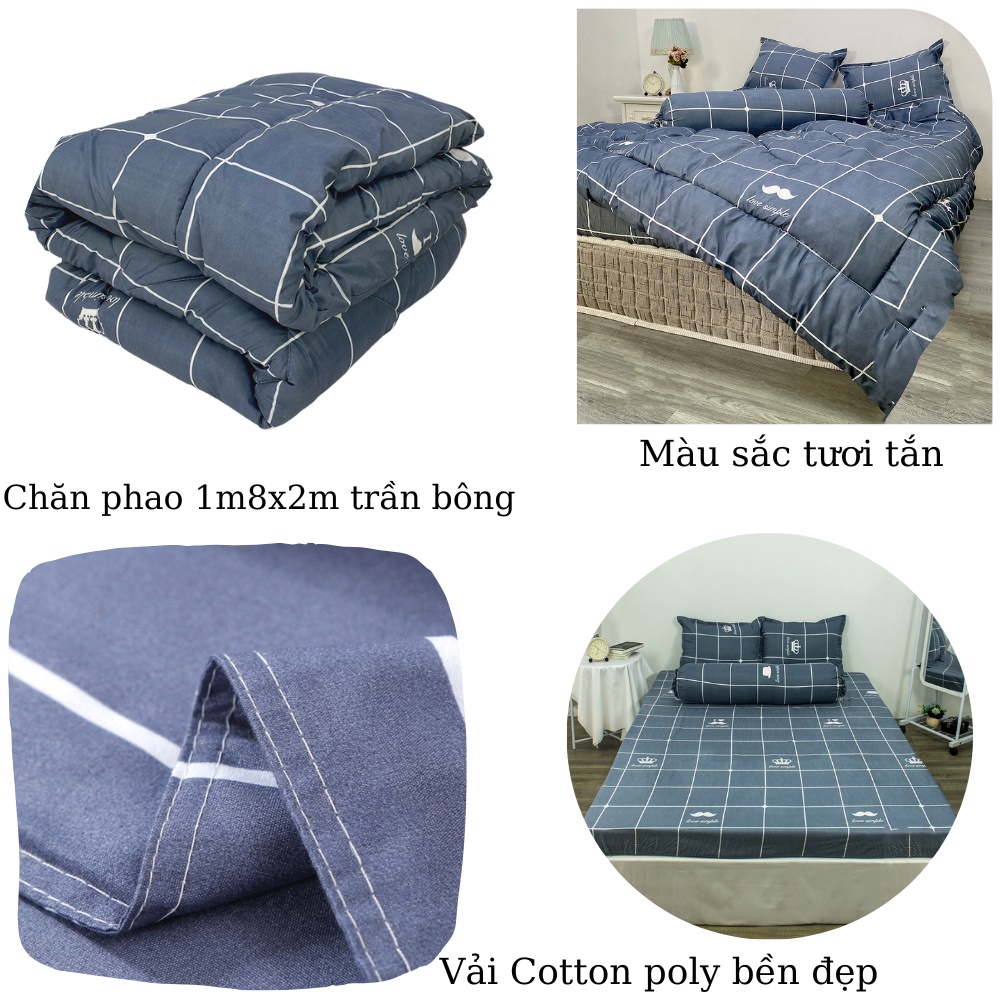 Ảnh Chăn Phao, Chăn Bông Siêu Nhẹ Sét 5 món Poly Cotton Bền Đẹp - ZingZingMart chăn phao 1