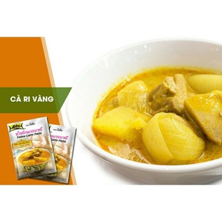 Gia vị cà ri Thái Vàng gói 50gr hiệu Lobo Thái. Yellow Curry Paste --> Gói Cari Vàng 50g
