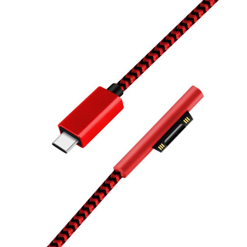 Dây Cáp Sạc Nhanh Cổng Type C Cho Microsoft Surface Pro 3 4 5 6 7