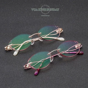 Kính cận khoan không viền nữ VD203