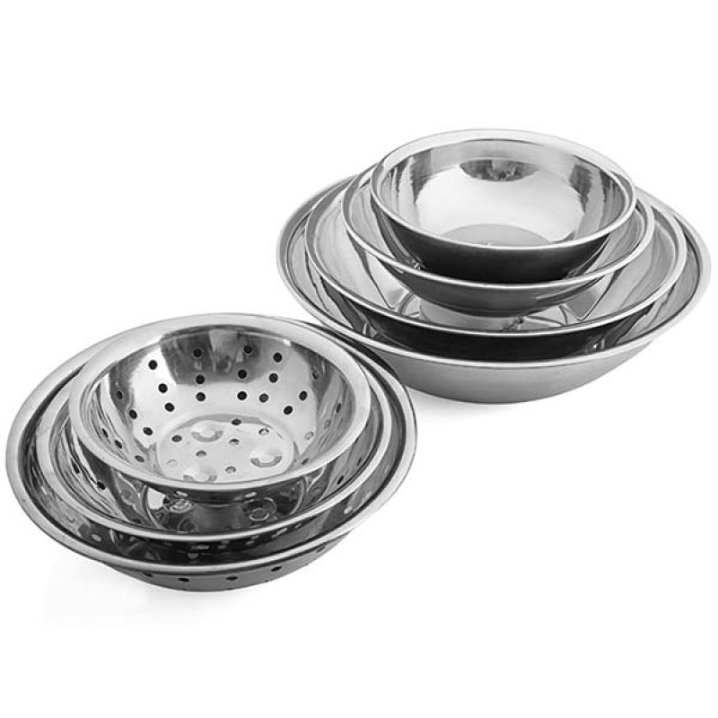 Bộ Thau Rổ Inox 7 món Cao Cấp Cho Nhà Bếp | Shopee Việt Nam