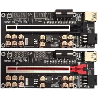 Ver018 PRO PCI-E Riser Card Cáp USB 3.0 018 PLUS PCI Express 1X Sang 16X Extender PCIe Adapter để khai thác BTC