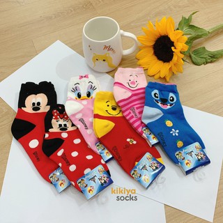 [MUA 2 TẶNG 1]Tất vớ cho bé hoạt hình Disney Cổ ngắn chất liệu cotton Kikiya cao cấp Hàn Quốc LK-KSC-001 (Chính Hãng)