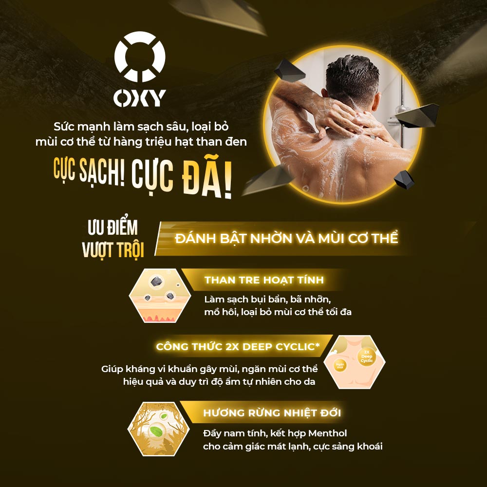 Mô tả Sữa Tắm Oxy Tác Động Sâu Deep Shower 500ml - 2