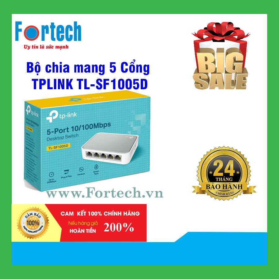 Bộ chia mạng 5 cổng TP LINK TL-SF1005D - TP - Link Việt Nam | Shopee ...