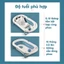 Chậu Tắm Gấp Gọn Kèm Phao Có Nhiệt Kế Cho Bé Từ Sơ Sinh 9Baby