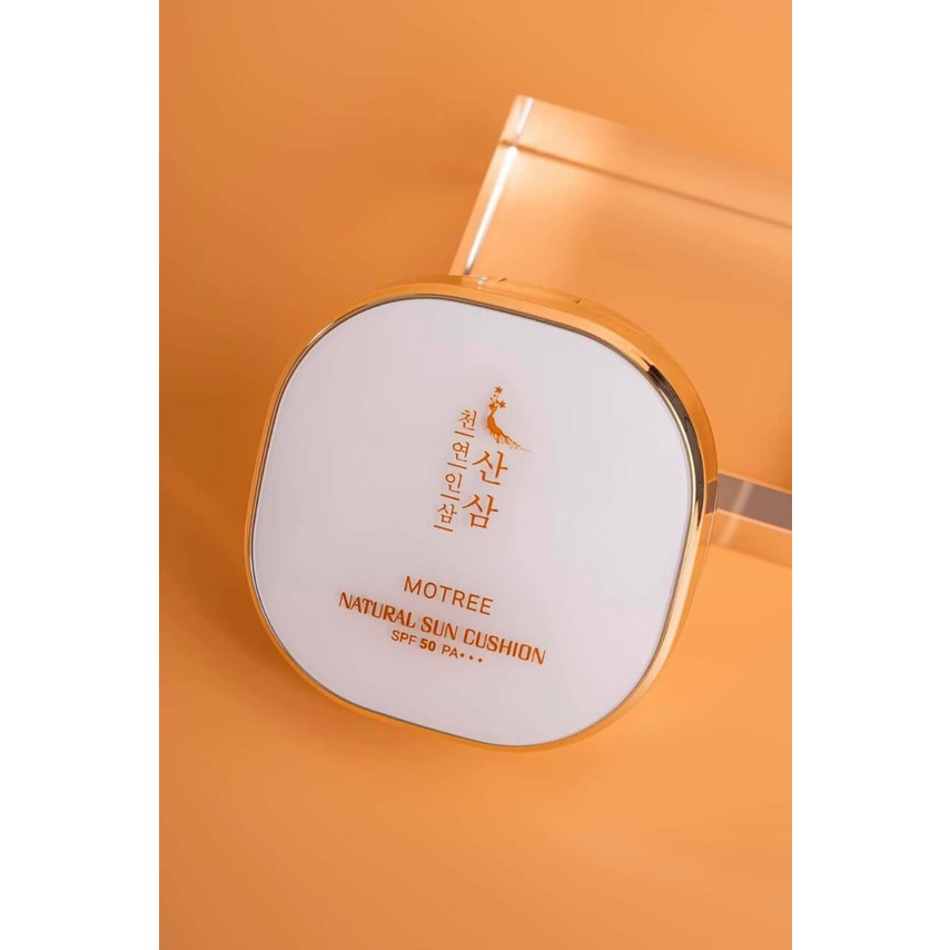 Ảnh Cushion Chống Nắng Vật Lý Lựu Sâm Motree, Kem Dưỡng Dùng Cho Mọi Loại Da Natural Sun Cushion SPF50+ PA+++ 1