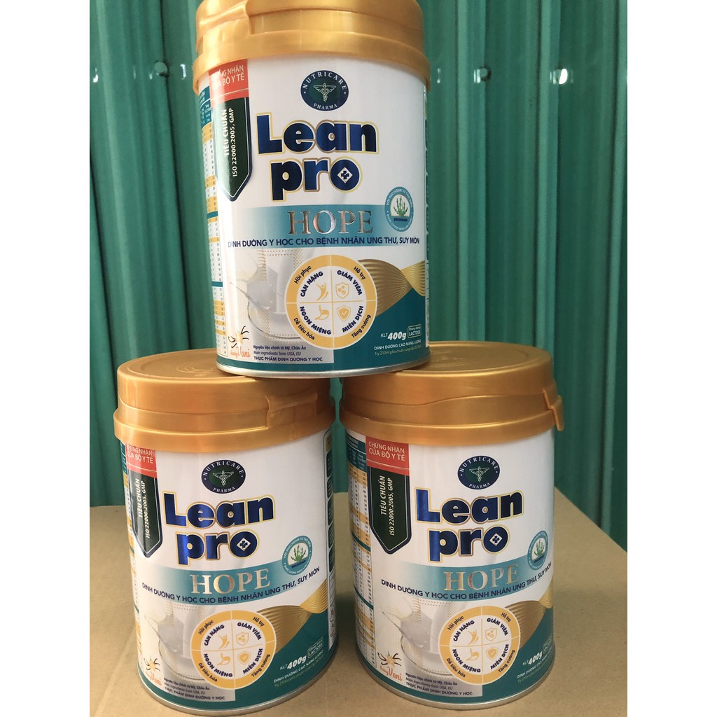 Sữa Leanpro Hope-DINH DƯỠNG Y HỌC CHO BỆNH NHÂN UNG THƯ,SUY MÒN