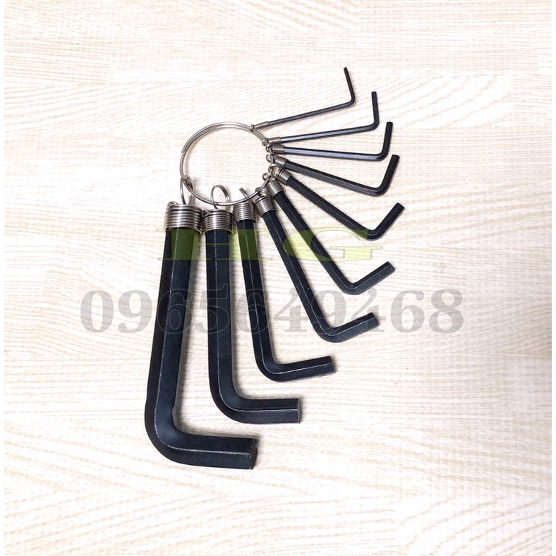 Bộ Lục Giác Cỡ Trung YONG GONG TOOLS 10 chi tiết (KÈM VIDEO)