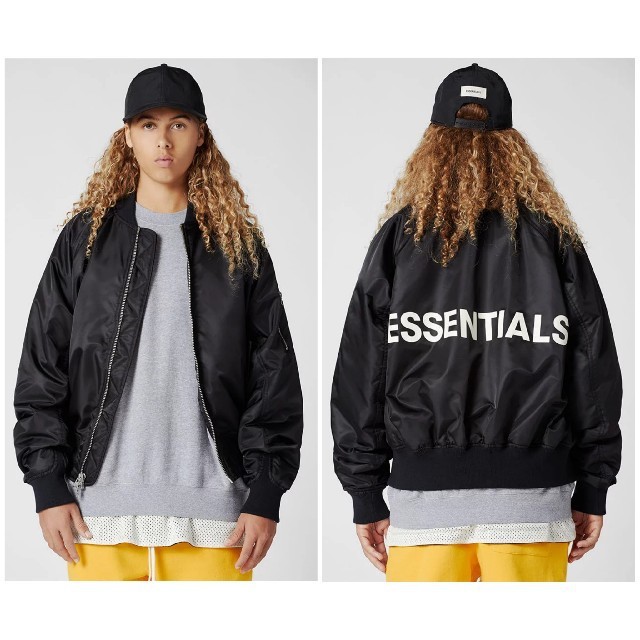 Áo khoác gió Fear Of God Essential raglan bomber jacket ss20