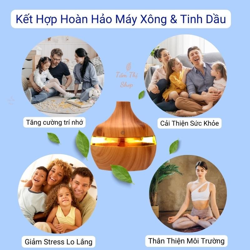 may xong tinh dau phong ngu aroma may khuech tan tinh dau phun suong toa huong tao am thom mat phong va duoi muoi