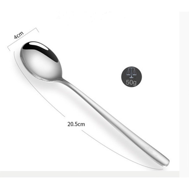 Thìa, Muỗng Inox ăn cơm cán dài - MB10