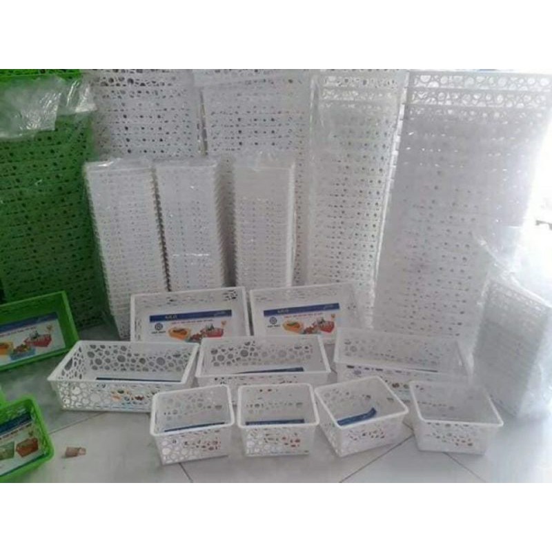 rổ vuông nhựa hàn quốc , rổ mần non
