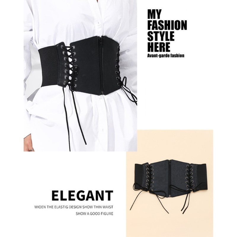 Belt Corset - Tổng hợp các mẫu thắt lưng corset bản to dành cho nữ chất liệu dày dặn