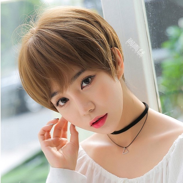 [TẶNG LƯỚI TRÙM] TÓC GIẢ TOMBOY/ TÓC GIẢ TÉM ĐỦ MÀU CÓ DA ĐẦU LƯỚI HOA LOẠI CAO CẤP NHẤT
