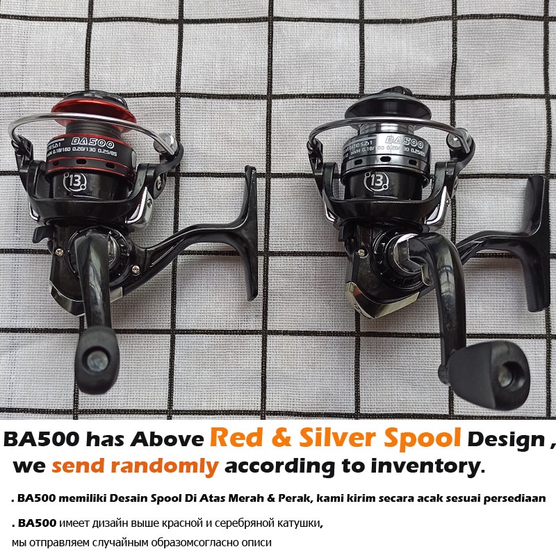 Tốt Nhất Mini Fising reel 500 Full Kim Loại Cuộn Dây Quay Bass Pike Biển Nước Mặn Bánh Xe Đá Dụ Pancing Giải Quyết