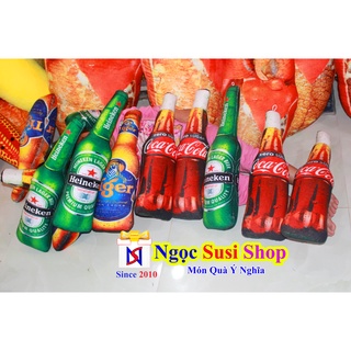 GẤU BÔNG CHAI BIA 3D SIÊU DỄ THƯƠNG - NGẪU NHIÊN MẪU