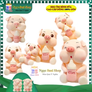 [GIÁ SẬP SÀN] THÚ BÔNG HEO BÔNG ÔM BÌNH SỮA RẤT DỄ THƯƠNG [MUA CHỌN SIZE]