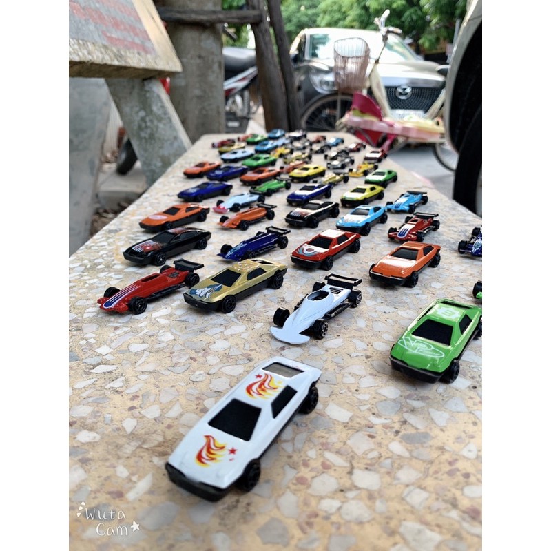 Set 3 ô tô mô hình mini khung sắt