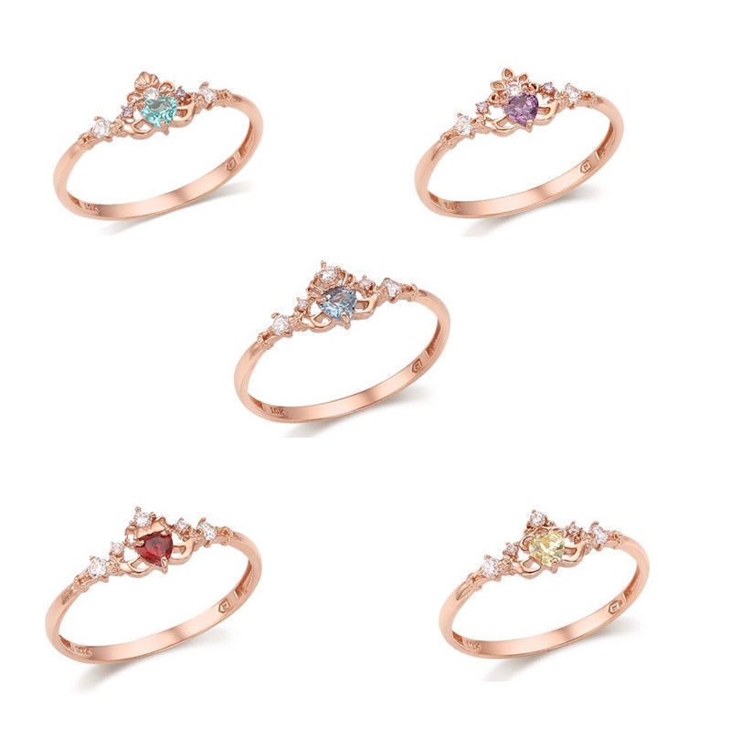 Singul Thời Trang Có Thể Điều Chỉnh Vương Miện Nhẫn Công Chúa Cincin Bạc 925 Mở Vương Miện Nhẫn Cô Gái Cổ Tích Công Chúa Nhẫn