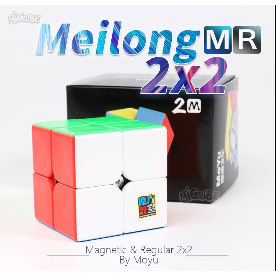 Rubik 2x2 MoYu MeiLong 2M M Series Rubic 2 Tầng Nam Châm Stickerless Đồ ...