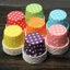GAVESTO 100 CÁI Muffin Cup Dot Trang trí Máy nướng Pan Paper