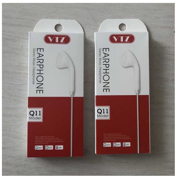 Tai nghe VTZ Q11 âm thanh sống động Jack 3.5 | Shopee Việt Nam