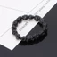 KIN Punk Cá Tính Đầu Lâu Hạt Xương Vòng Tay Gothic Quyến Rũ Cho Đầu Xương Đá Vòng Tay Đàn Hồi Tây Tạng Cầu Nguyện Cho