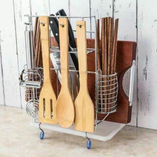 Kệ để dao thớt inox 304 mới