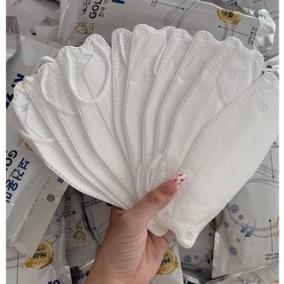Combo 100 khẩu trang GOLD MASK 4 lớp 4D chống bụi mịn và kháng khuẩn cao cấp Hàn Quốc