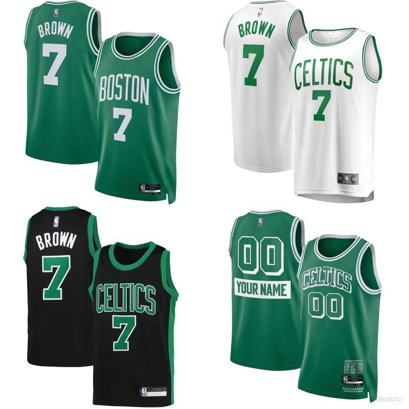 Men's Fanatics Branded Jaylen Brown Black Boston Celtics Fast Break Replica  Player Jersey - Statement Edition