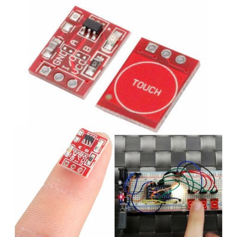 Module Nút Cảm Biến Chạm TTP223 - Touch sensor | Shopee Việt Nam