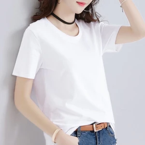 áo thun trơn cổ tròn