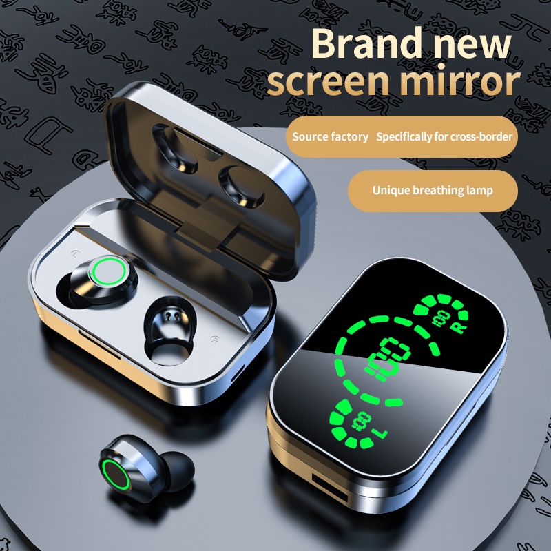 Ảnh Tai nghe nhét tai không dây Vitog Yd03 Yd04 Tws 9D Bluetooth 5.3 tích hợp mi cờ rô giảm tiếng ồn màn hình 2