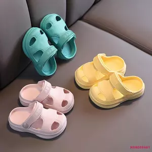 Giày có lỗ MG-Kid có đế mềm chống trượt, phụ kiện đi biển mùa hè cho bé trai / bé gái