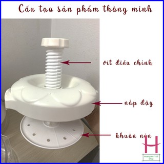 Bình muối dưa cà nhựa Việt Nhật trong suốt tiện dụng { H }