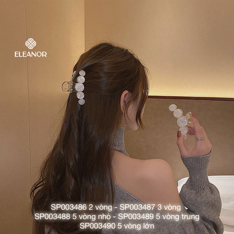 Kẹp tóc nữ càng cua Eleanor Accessories thiết kế hình tròn phụ kiện tóc kẹp tóc 3486