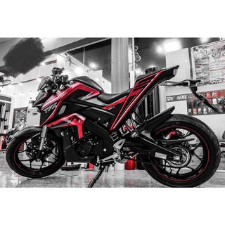 Tem trùm TFX yamaha đỏ đen - Độ dán team trùm decal xe máy  - Team trùm decal rẻ đẹp và chất đỏ đen
