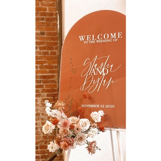 Bảng Welcome Trang Trí Cổng | Wedding – Dạm Ngõ | Mẫu Cao Cấp