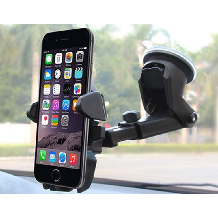 Giá Đỡ Điện Thoại Trên taplo Ô TÔ , Bàn tủ xoay 180 độ, trục xoay Shalla